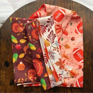 Colorful Autumn Holiday Pet Bandanas for Midsize Dogs